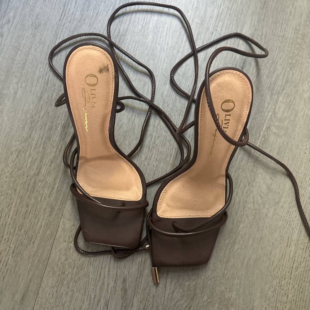 Brown Strappy Women's Sandals